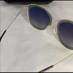 Tom Ford Sascha Tf604 Gold Havana Sunglasses TOM FORD TF 604 47G SASCHA-02 GOLD BROWN AUTHENTIC  main image 2